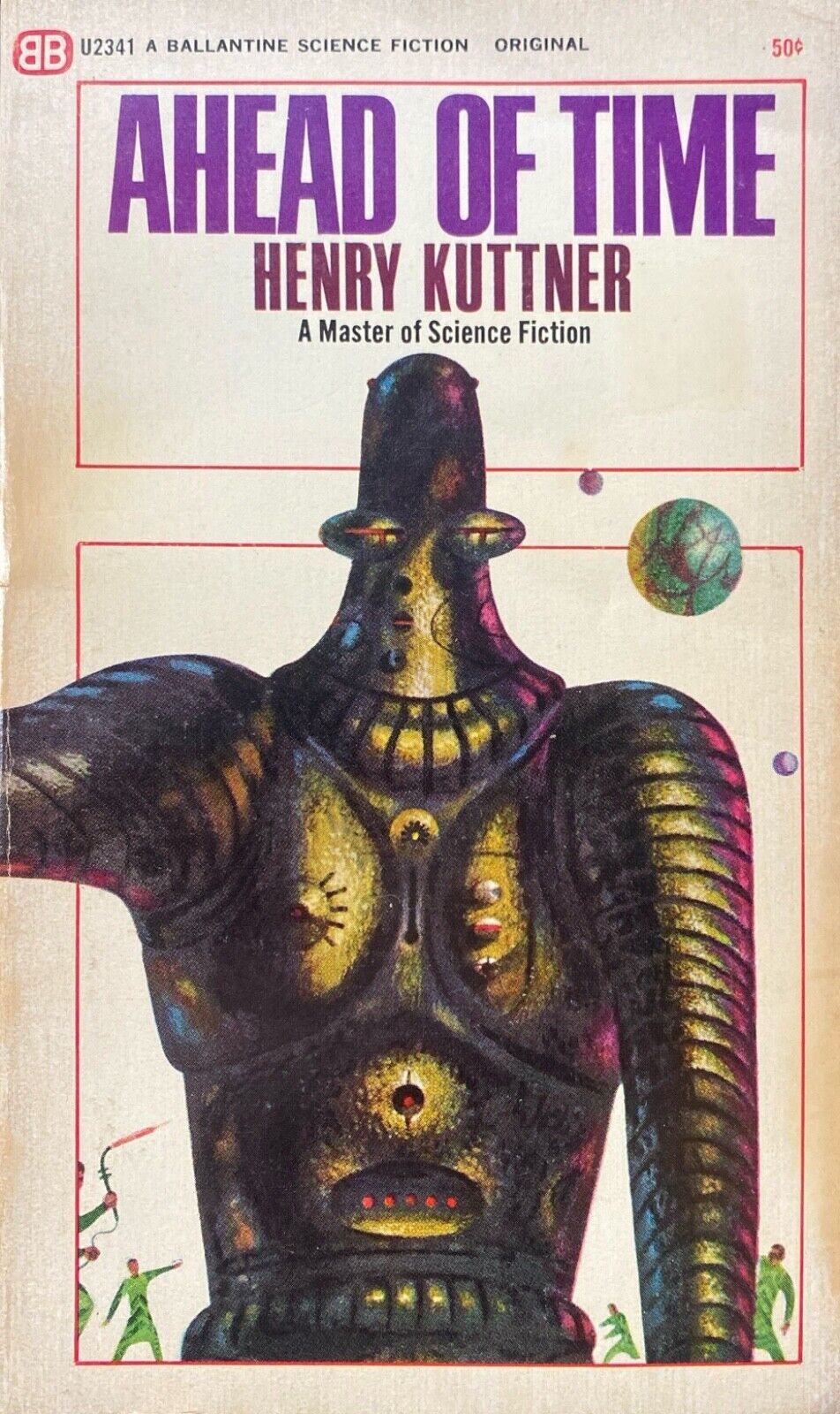 Ahead of Time by C.M. Kornbluth 1966 Ballantine U2341 Paperback