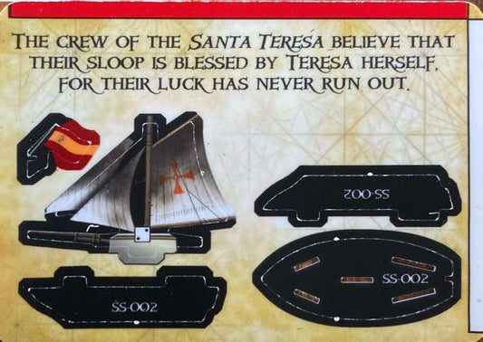 WizKids Pirates CSG of the Spanish Main SS-002 Santa Teresa