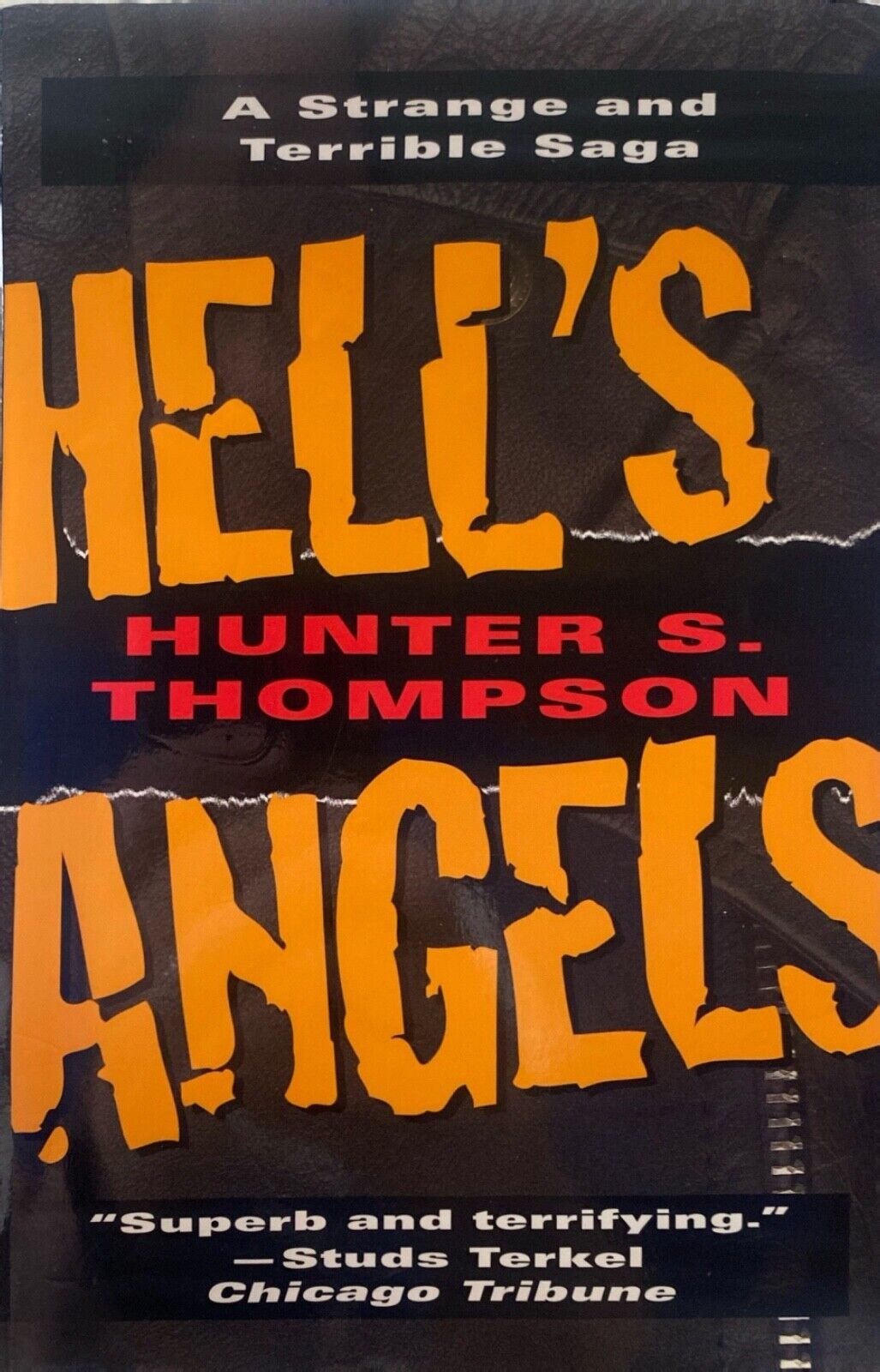 Hell's Angels by Hunter S. Thompson 1995 Ballantine Paperback