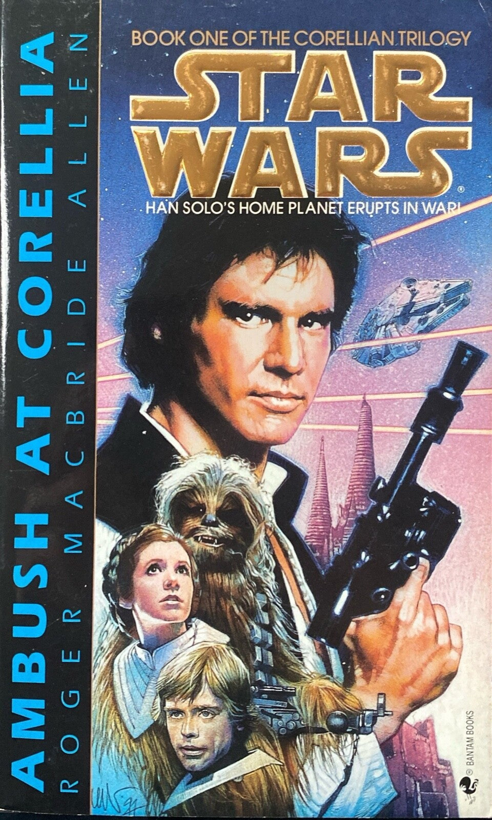 Star Wars: The Corellian Trilogy by Roger MacBride Allen Bantam Paperback