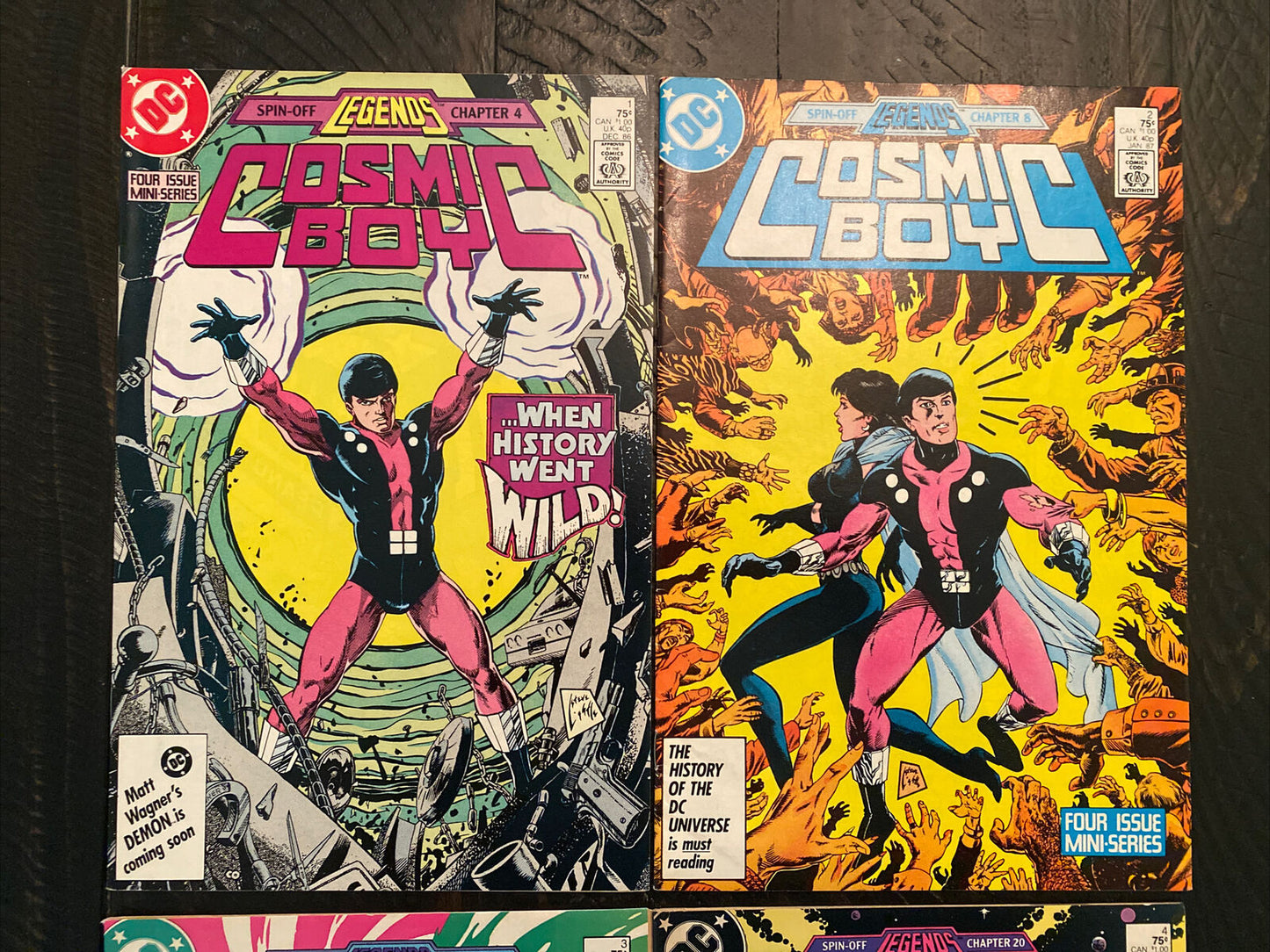 DC Comics Cosmic Boy #1-4 Copper Age 1987