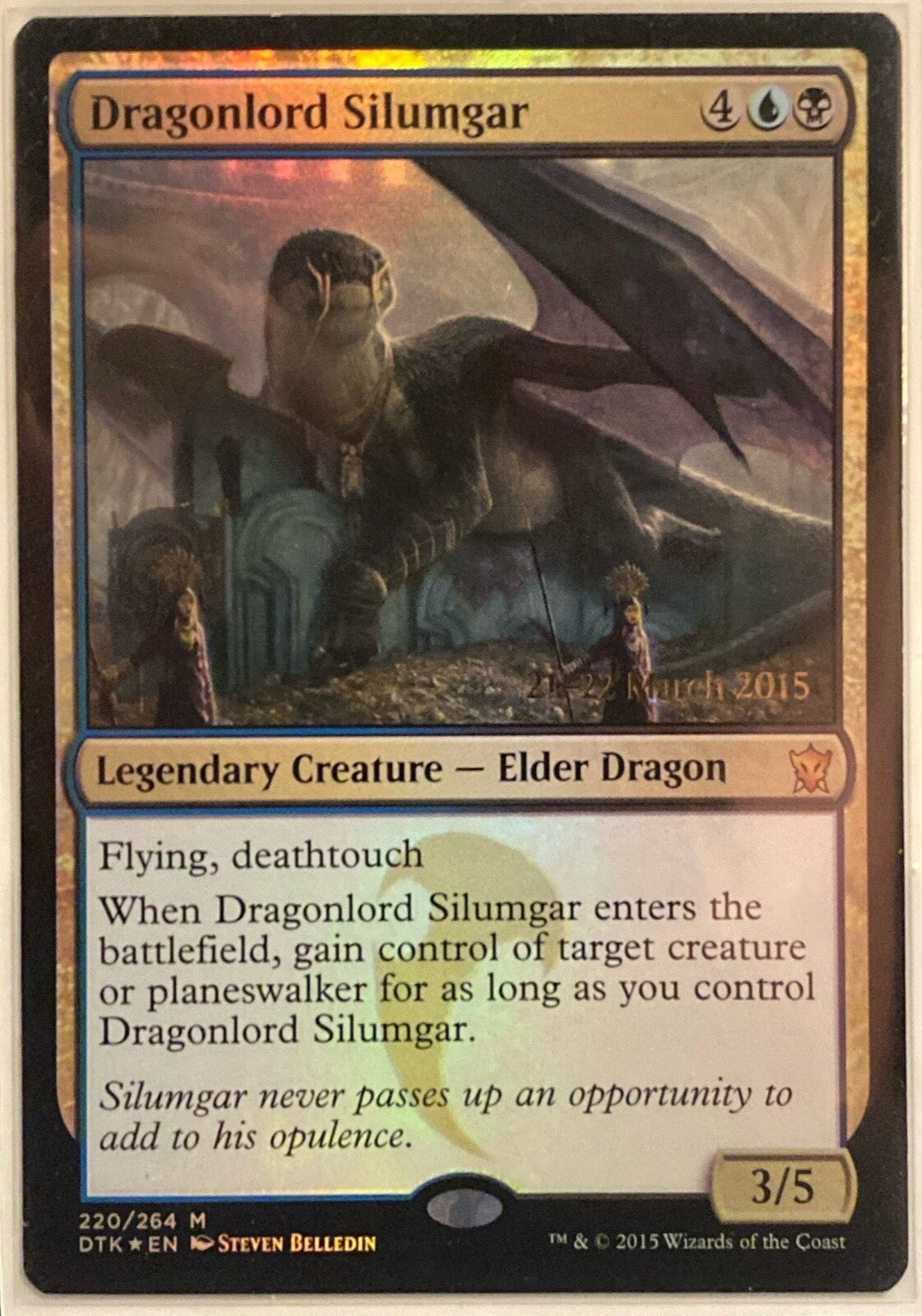 Magic the Gathering (MTG) Dragonlord Silumgar Prerelease Foil