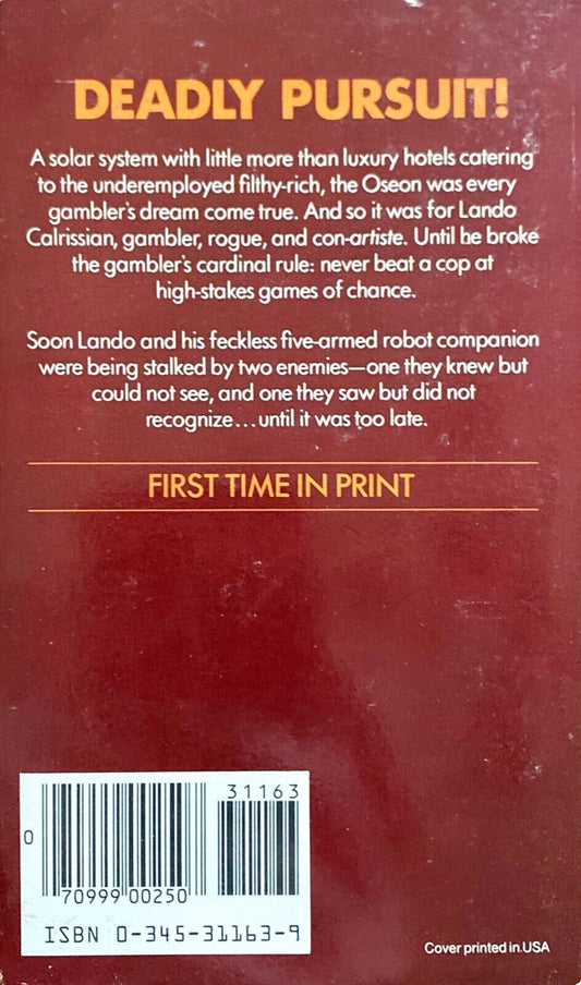 Lando Calrissian and the Flamewind of Odeon by L. Neil Smith 1983 First