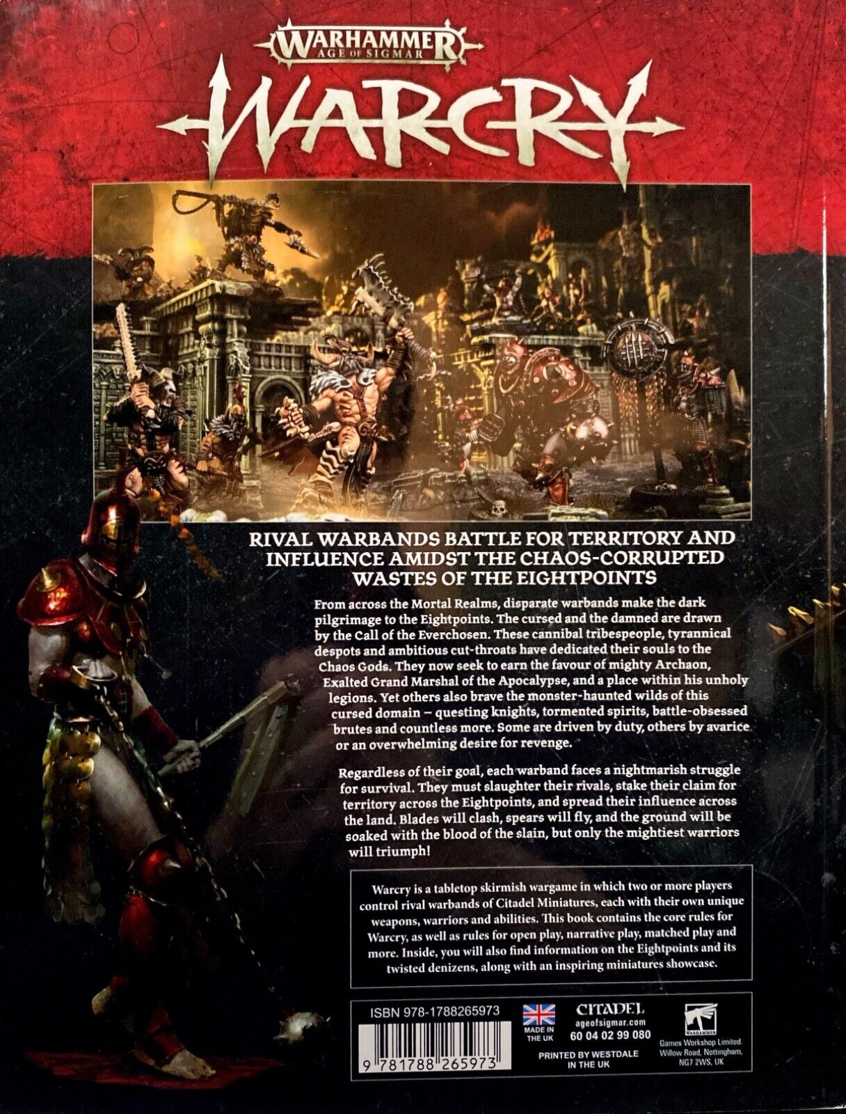 Warhammer: Age of Sigmar - Warcry Core Book 2019 Games Workshop Paperback