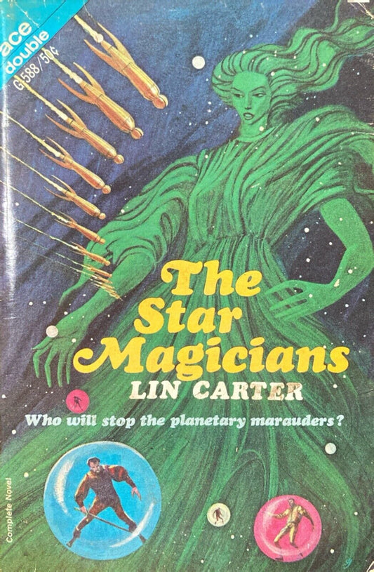 The Off-Worlders/The Star Magicians by Baxter/Carter 1966 Ace Double G-588