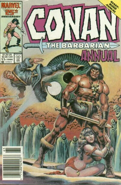 Marvel Comics Conan the Barbarian Annual #11 Copper Age 1986