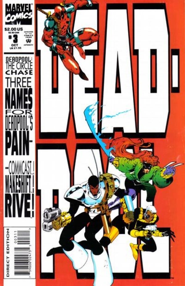 Marvel Comics Deadpool: The Circle Chase #3 Modern Age 1993