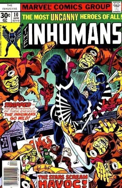 Marvel Comics The Inhumans #10 Bronze Age 1977