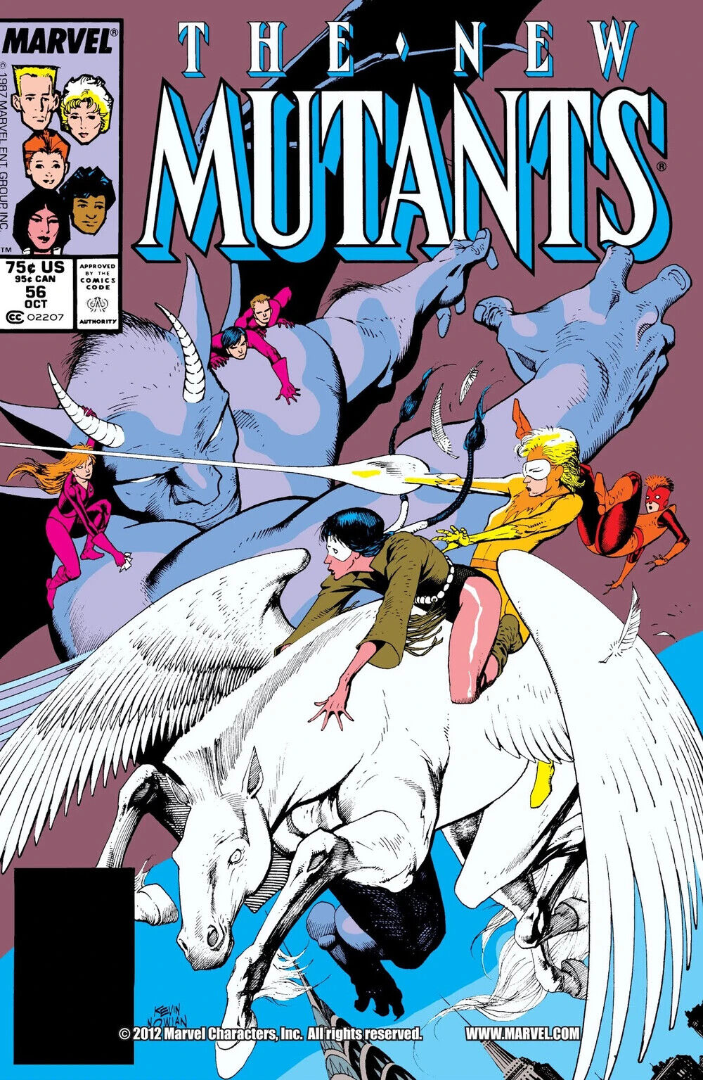 Marvel Comics New Mutants #56 Copper Age 1987