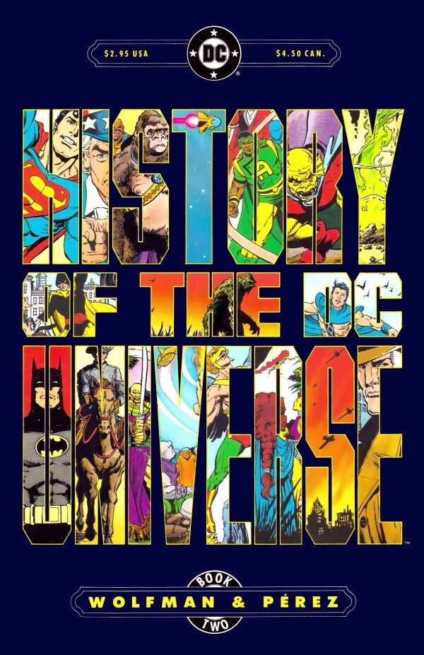 DC Comics History of the DC Universe #1-2 Copper Age 1986