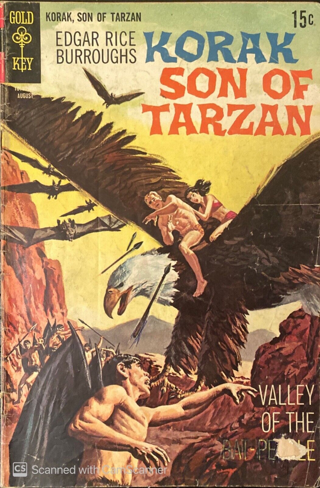Gold Key Comics Korak Son of Tarzan #30 Silver Age 1969