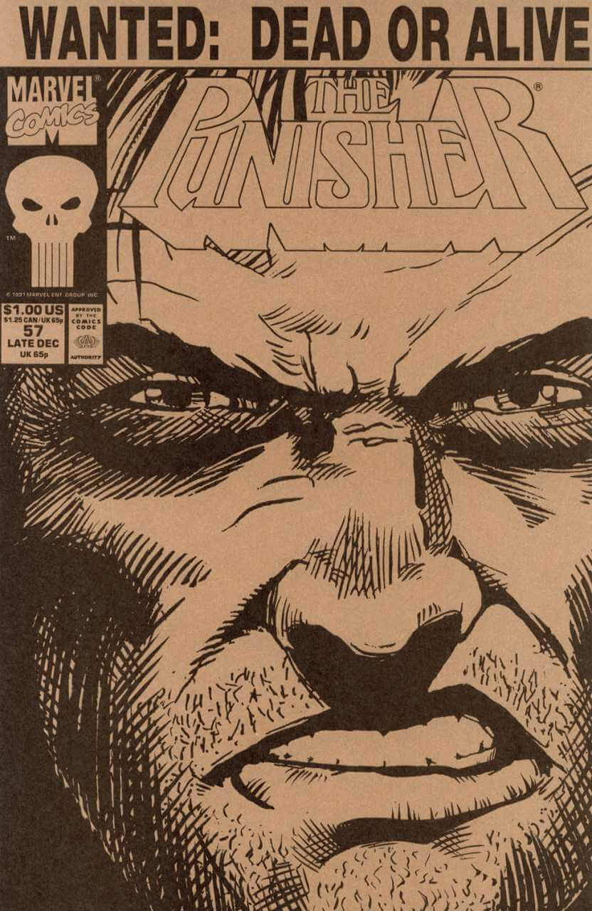 Marvel Comics Punisher #57 Copper Age 1991