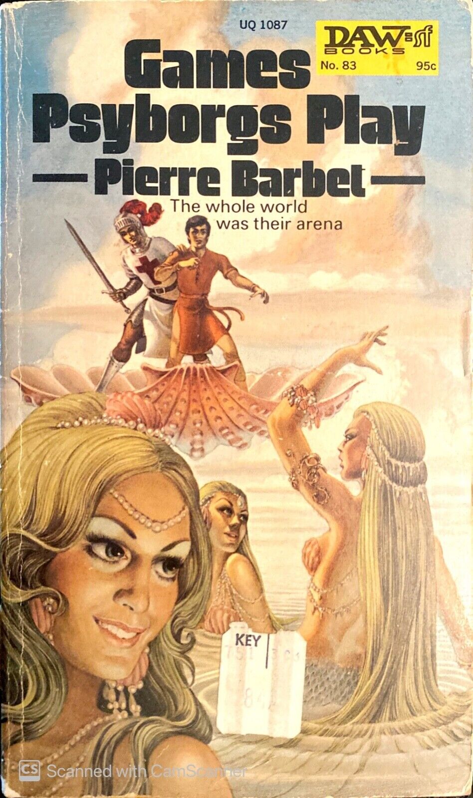 Games Psyborgs Play by Pierre Barbet 1973 Daw UQ1087 Paperback