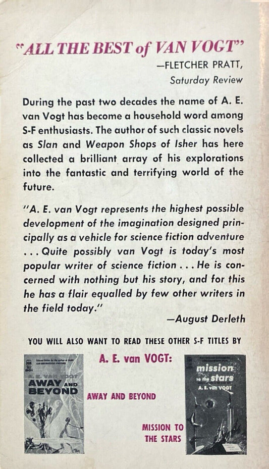 Destination: Universe! by A.E. Van Vogt 1974 Berkley Medallion F893 Paperback