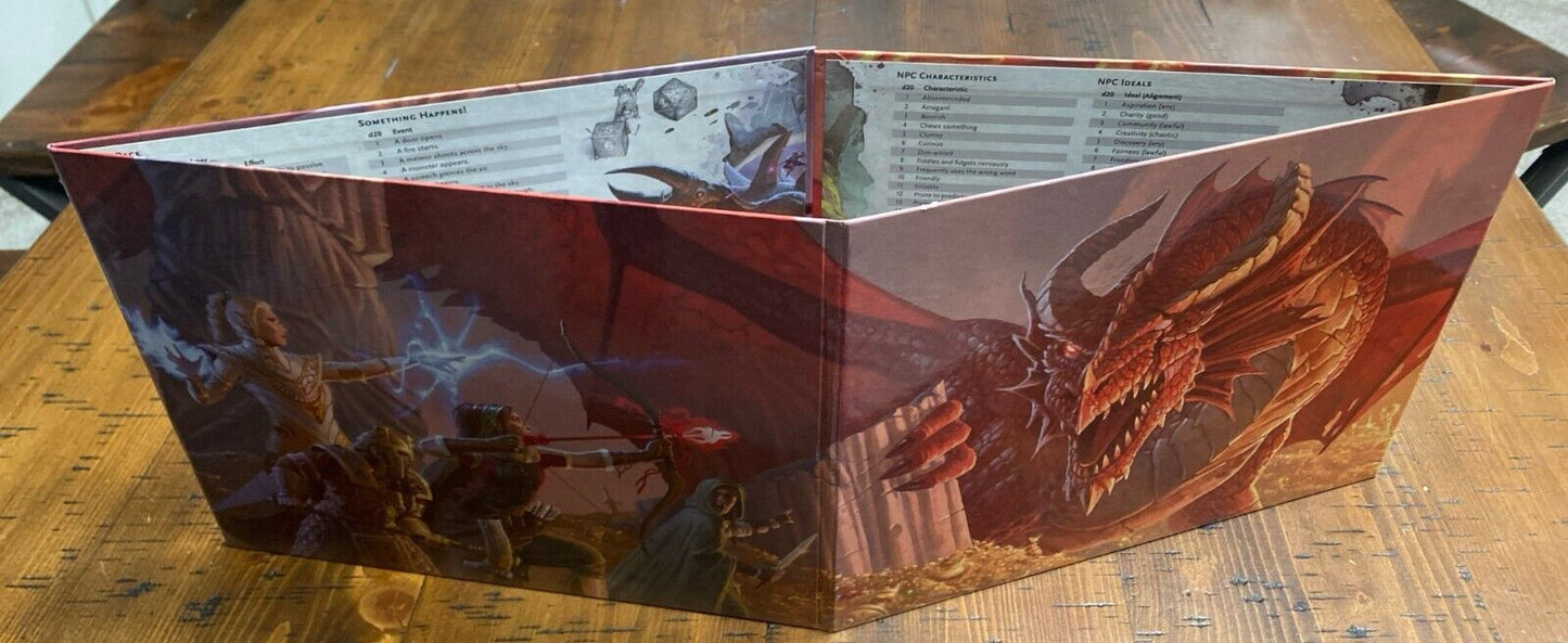 Dungeons & Dragons D&D 5E DM Dungeon Master Screen 2015 Wizards of the Coast
