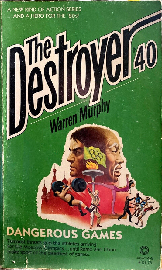 The Destroyer #40 Dangerous Games by Warren Murphy & Richard Sapir 1980