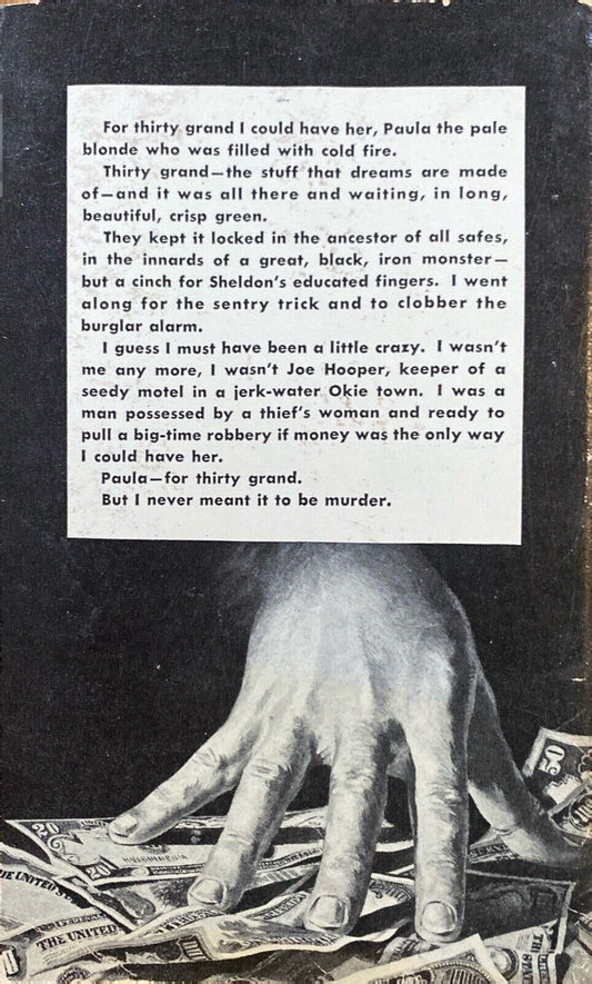 Death's Sweet Song by Clifton Adams 1955 Fawcett Gold Medal 483 Paperback