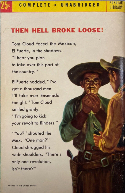 Thunder in the Dust by Alan LeMay 1953 Popular Library 535 Paperback