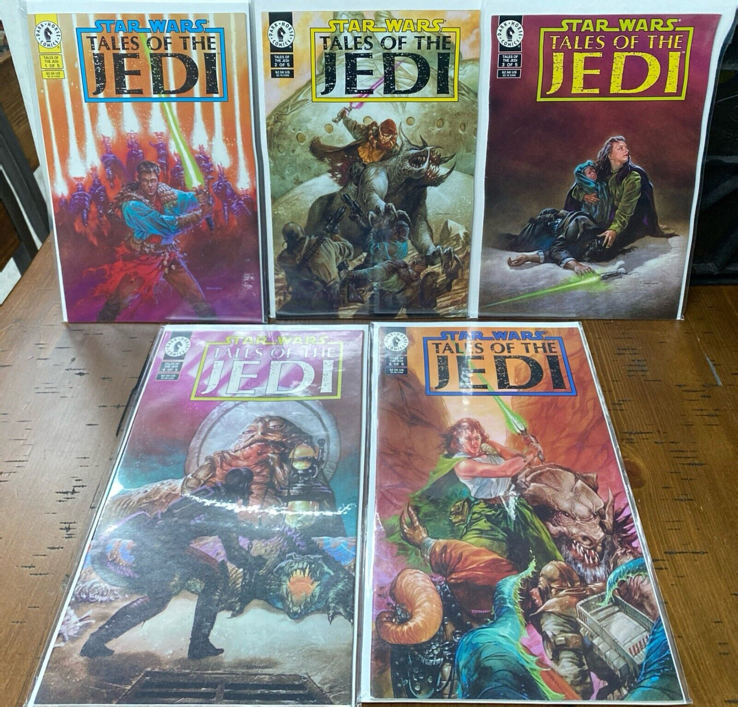 Dark Horse Comics Star Wars: Tales of the Jedi #1-5 Modern Age 1993