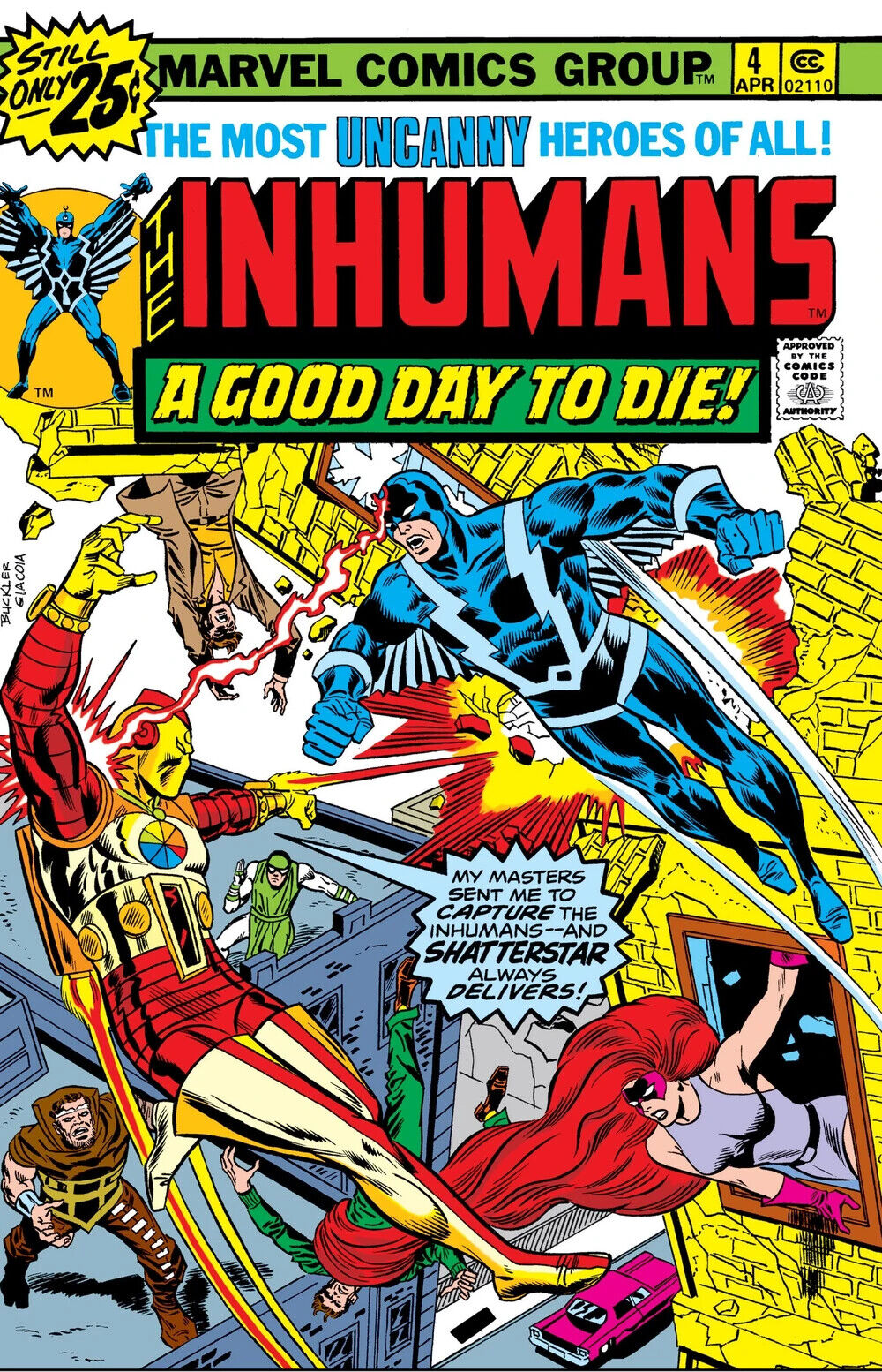 Marvel Comics Inhumans #4 Bronze Age 1976