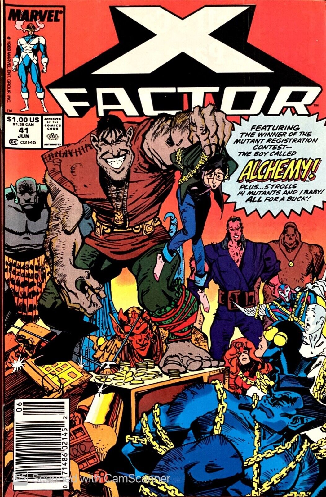 Marvel Comics X-Factor #41 Copper Age 1989