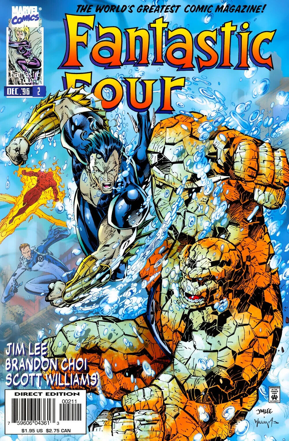 Marvel Comics Fantastic Four #2 Modern Age 1996