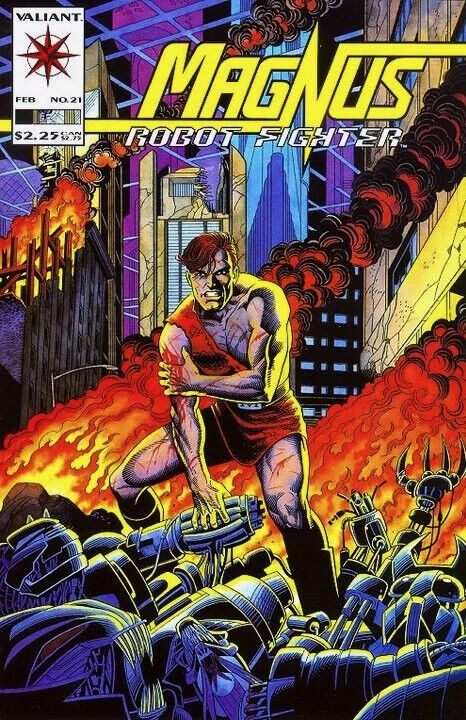 Valiant Comics Magnus Robot Fighter #21 Modern Age 1993
