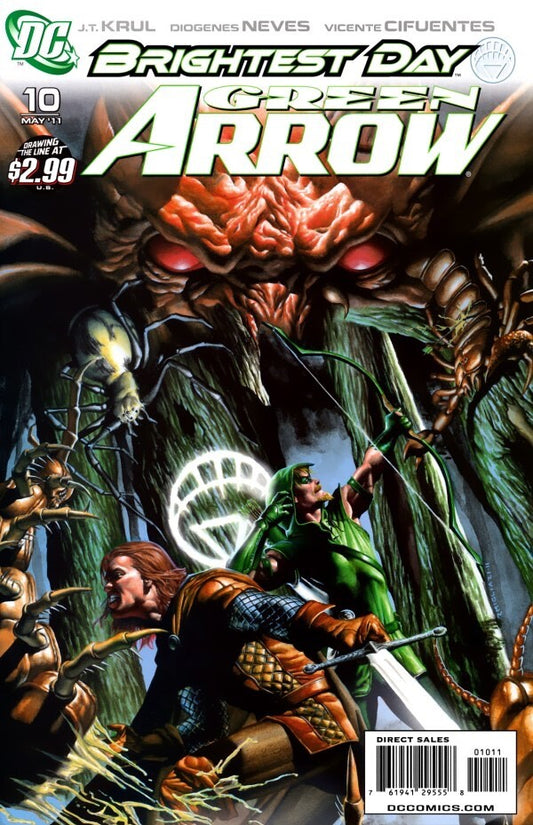 DC Comics Green Arrow #10 Modern Age 2011 Brightest Day