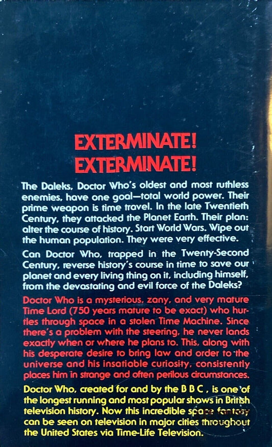 Doctor Who and the Day of the Daleks by Terrance Dicks 1979 Pinnacle Paperback
