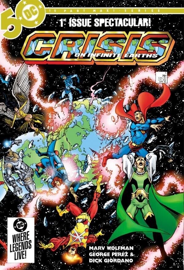 DC Comics Crisis on Infinite Earths #1 Copper Age 1985 First Blue Beetle