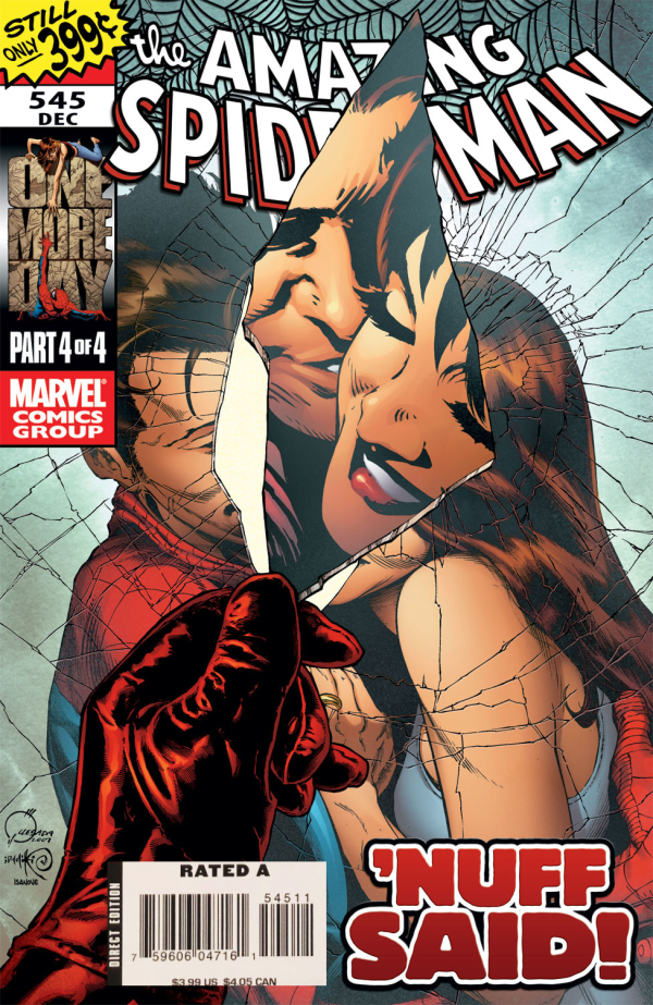Marvel Comics Amazing Spider-man #545 Modern Age 2007 Variant One More Day
