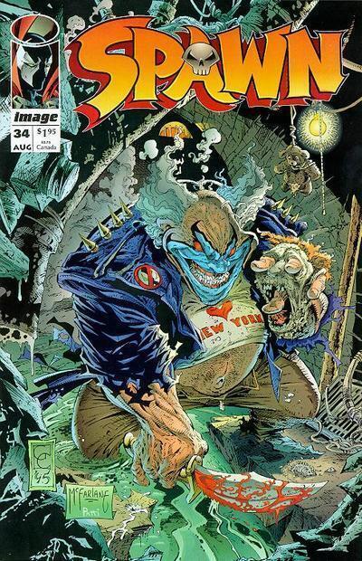 Image Comics Spawn #34 Modern Age 1995 Freak Cameo