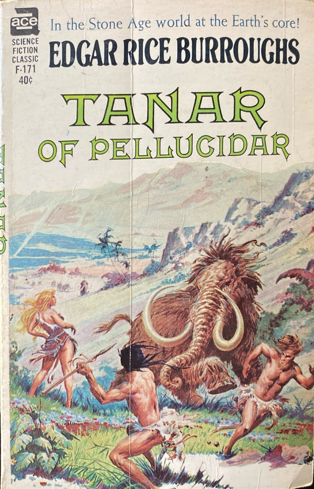 Tanar of Pellucidar by Edgar Rice Burroughs Ace F-171 Paperback