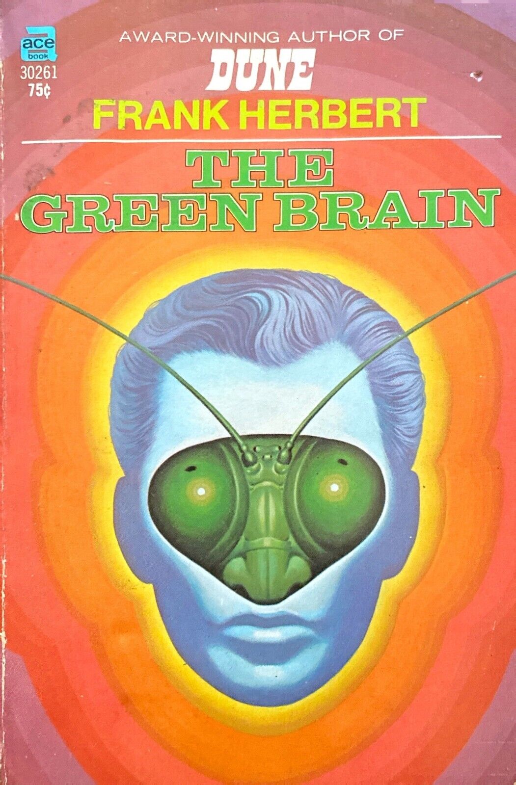 The Green Brain by Frank Herbert 1966 Ace 30261 Paperback