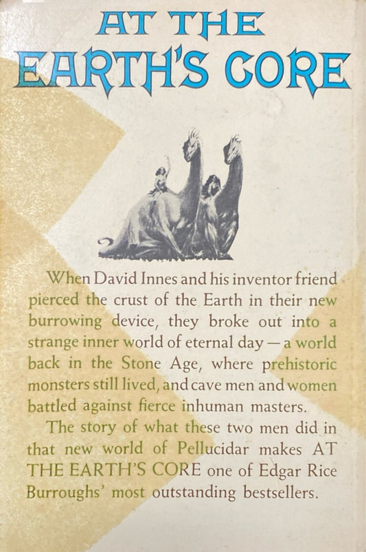 At the Earth's Core by Edgar Rice Burroughs Ace F-156 Paperback