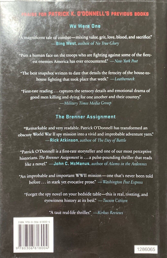 They Dared Return: The True Story of Jewish Spies... by P O'Donnell HC BCE