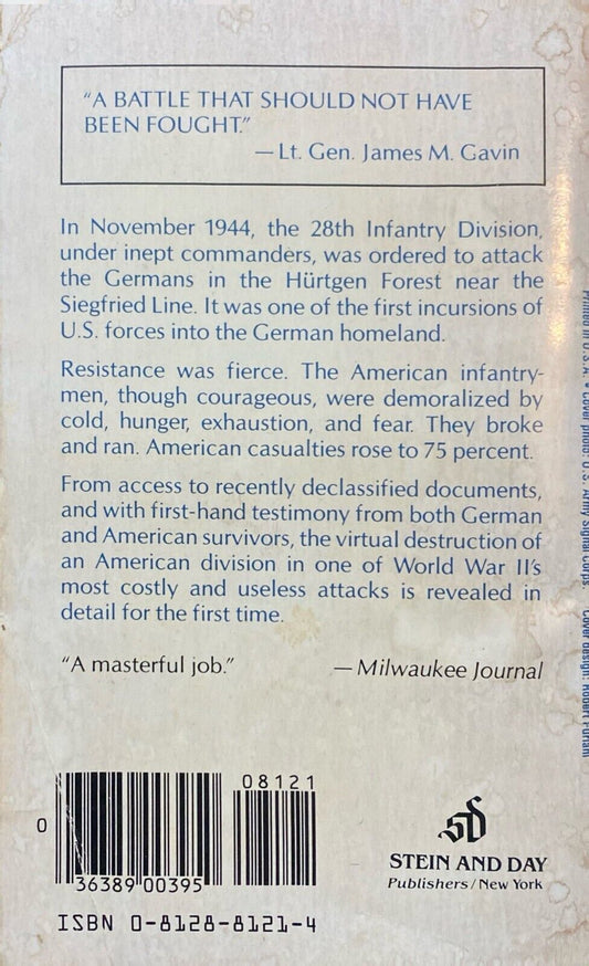 Follow Me and Die by Cecil B. Currey 1984 Stein and Day Paperback