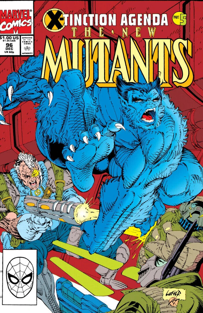 Marvel Comics New Mutants #96 Copper Age 1990