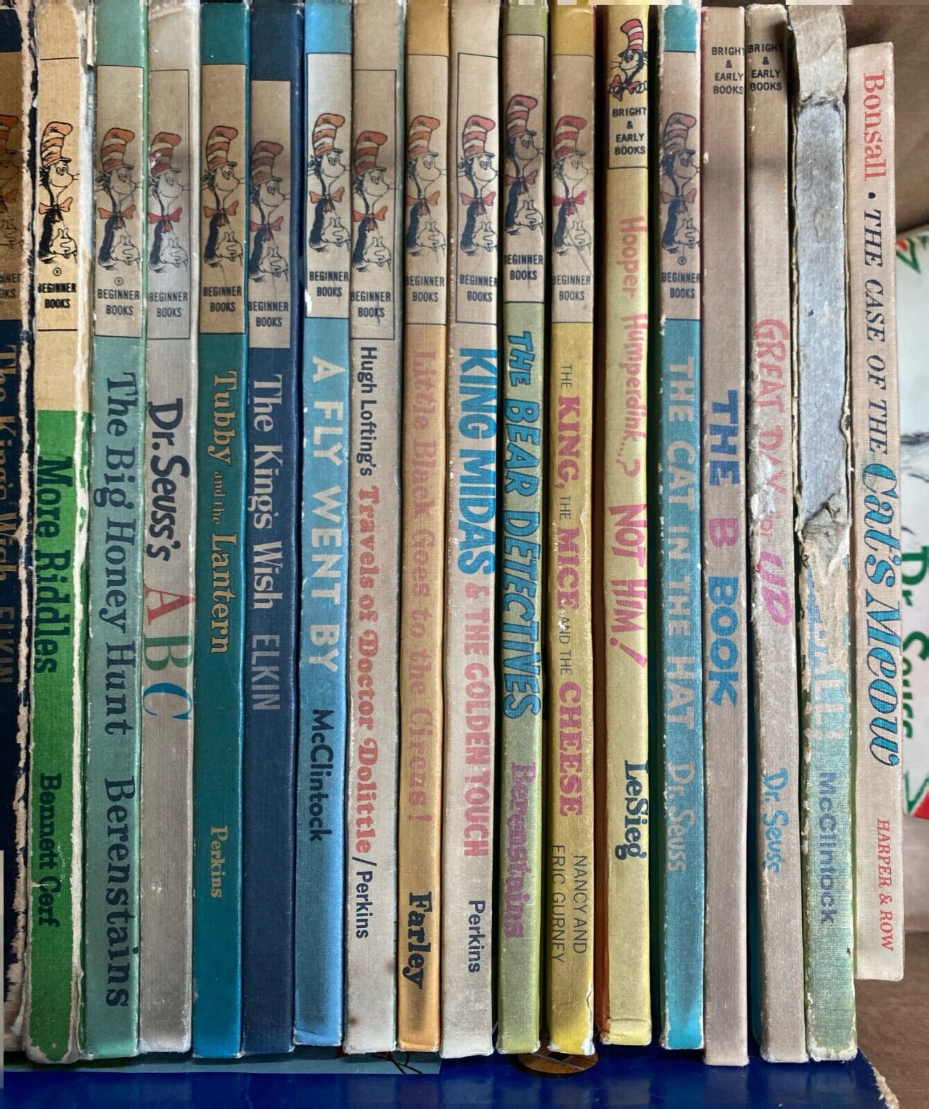 Large Lot of 29 Vintage Dr. Seuss Children's Books BCE Hardcover Reader Copies