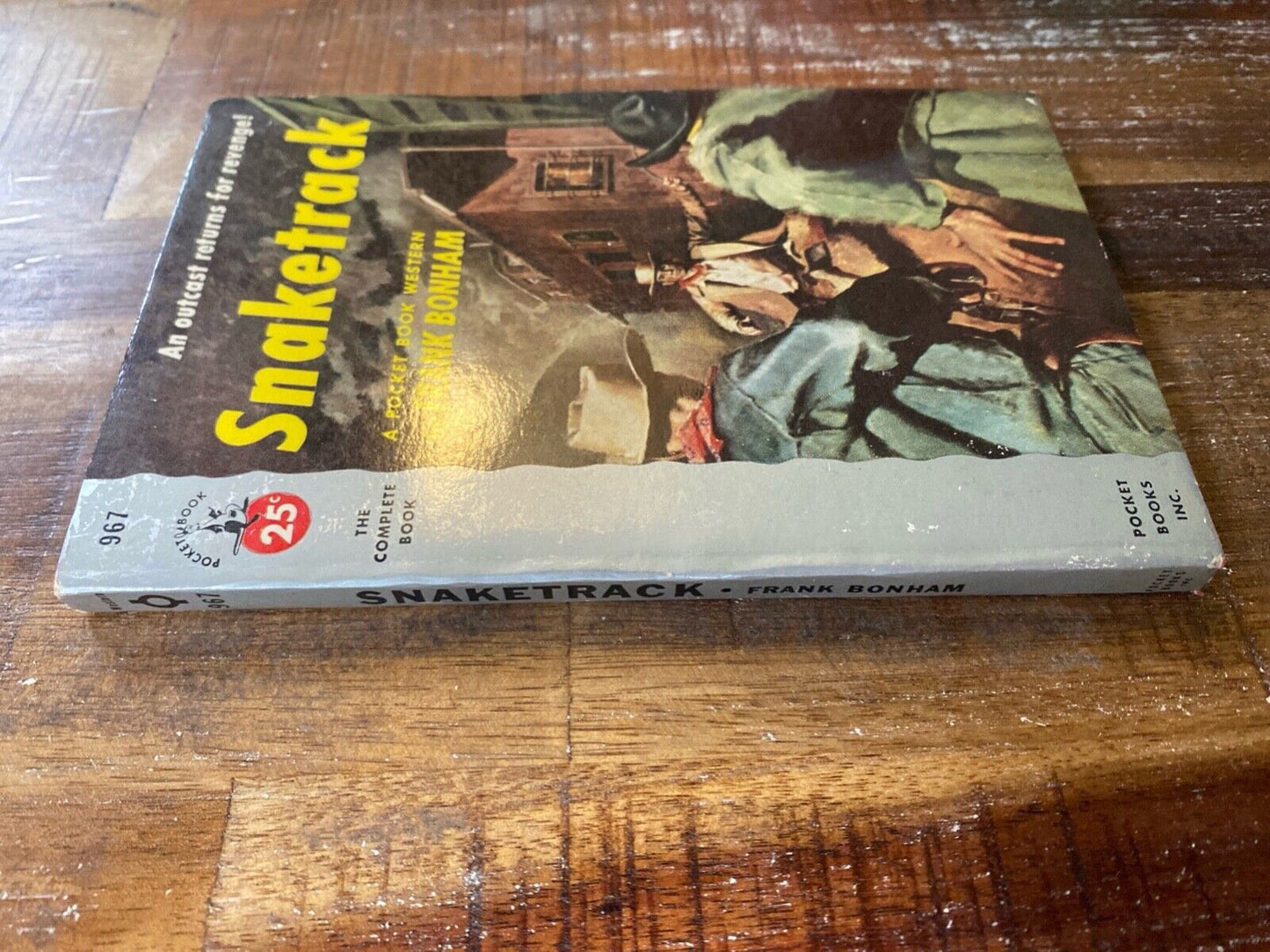 Snaketrack by Frank Bonham 1953 Pocket Books 967 Paperback