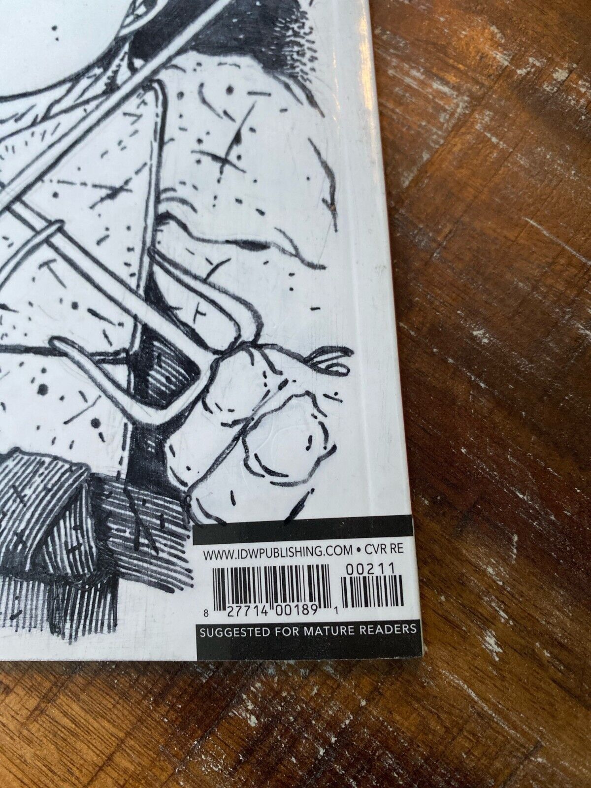 IDW Teenage Mutant Ninja Turtles #100 RE David Petersen Original Art Raphael