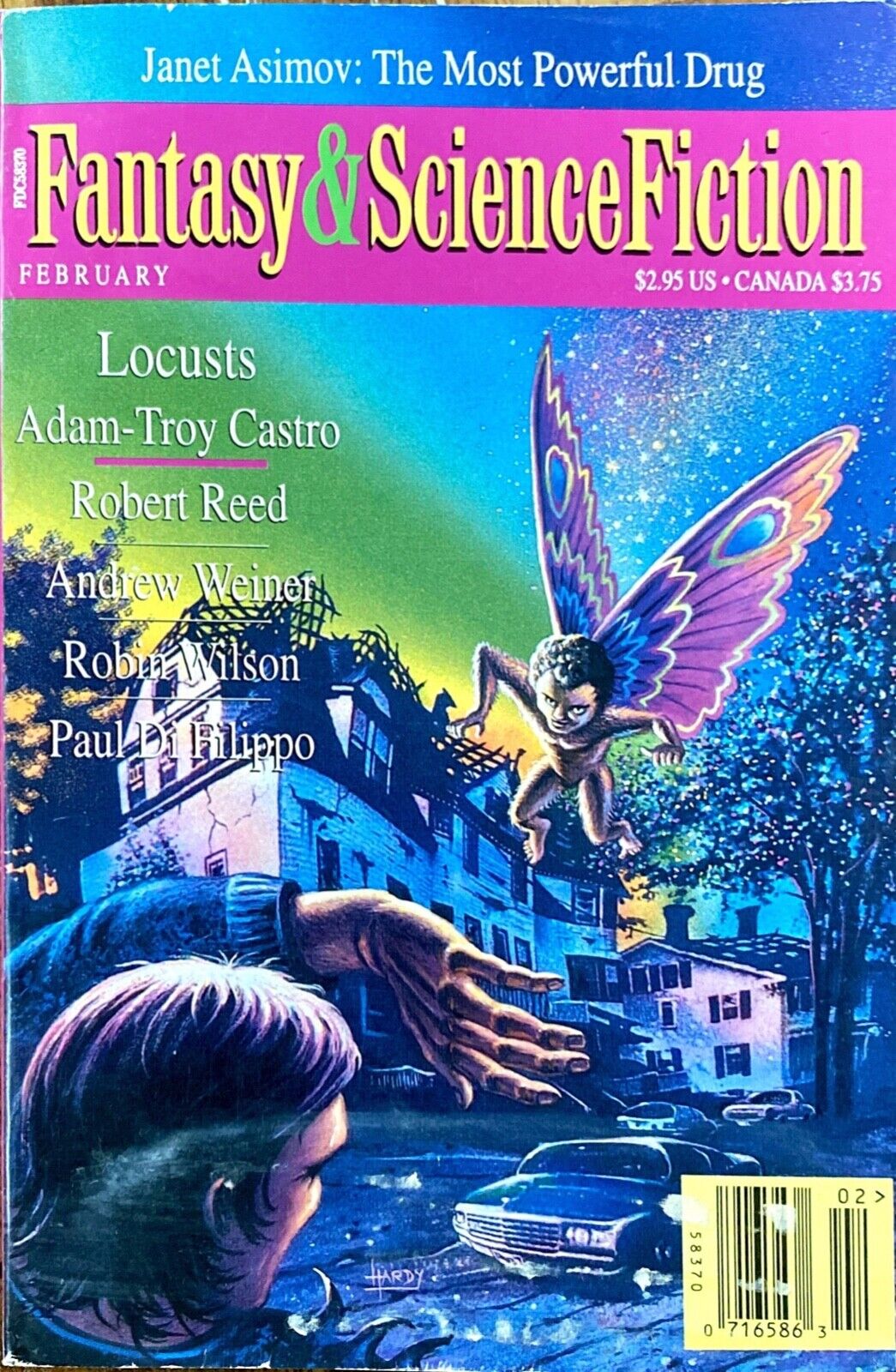 Fantasy & Science Fiction Vol. 90 No. 2 February 1996 Asimov Weiner Castro