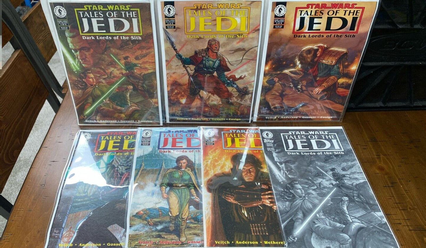 Dark Horse Star Wars: Tales of the Jedi Dark Lords of the Sith 1-6 + Ashcan 1994