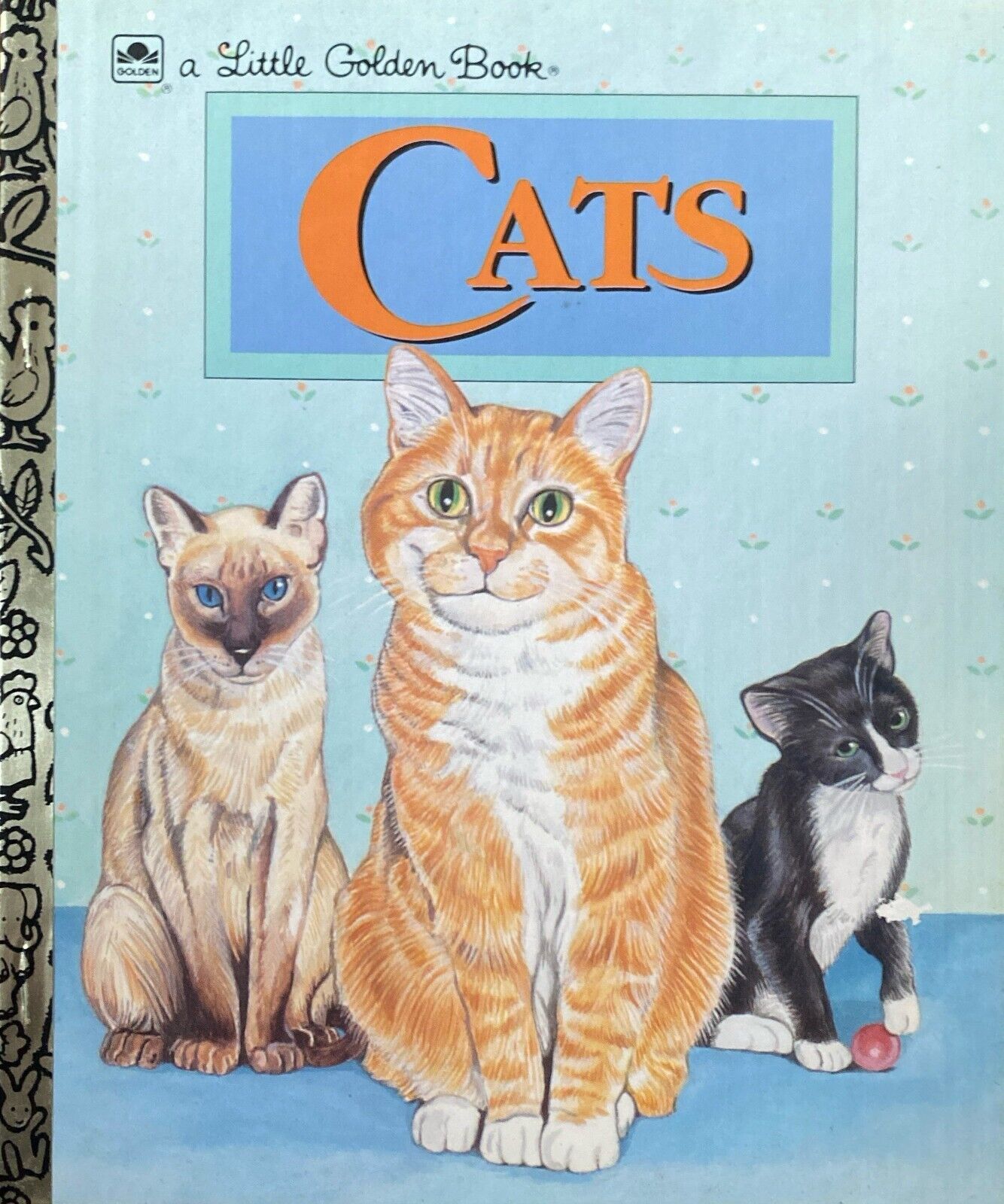 Cats by Jan Pfloog 1995 Little Golden Book Hardcover