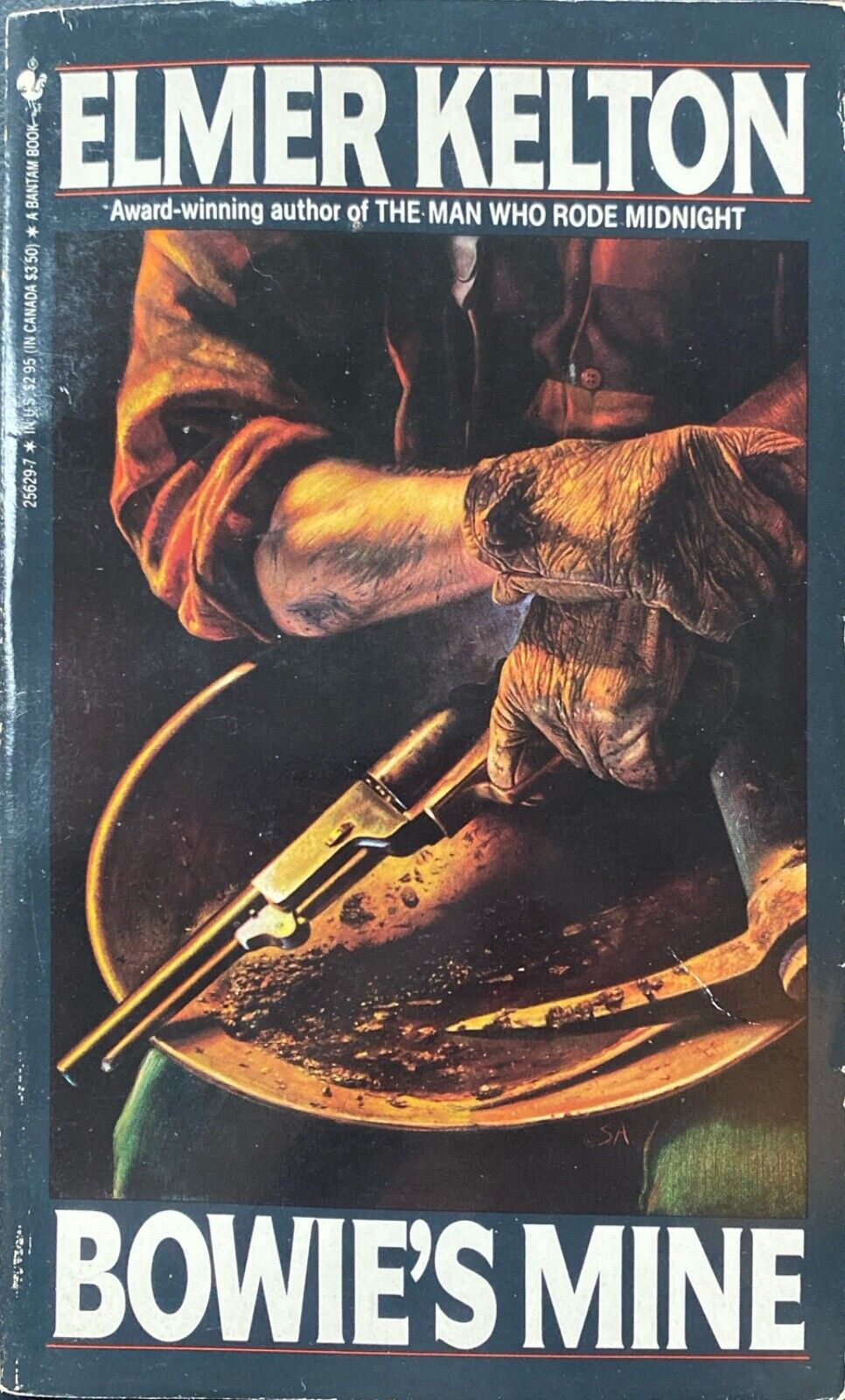 Bowie's Mine by Elmore Kelton 1986 Bantam Paperback