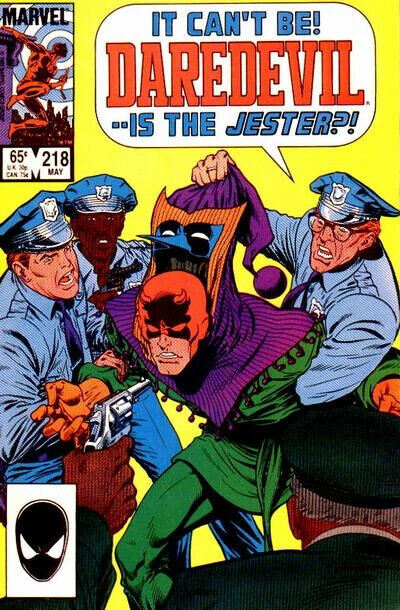Marvel Comics Daredevil #218 Copper Age 1985
