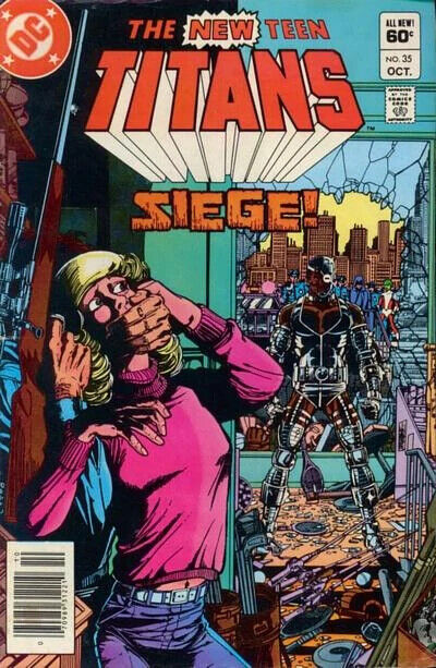 Marvel Comics New Teen Titans #35 Copper Age 1983