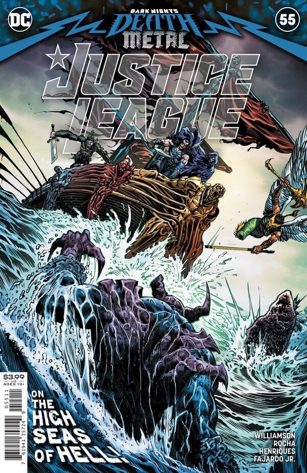 DC Comics Justice League #55 Modern Age 2020 Variant Dark Nights Death Metal