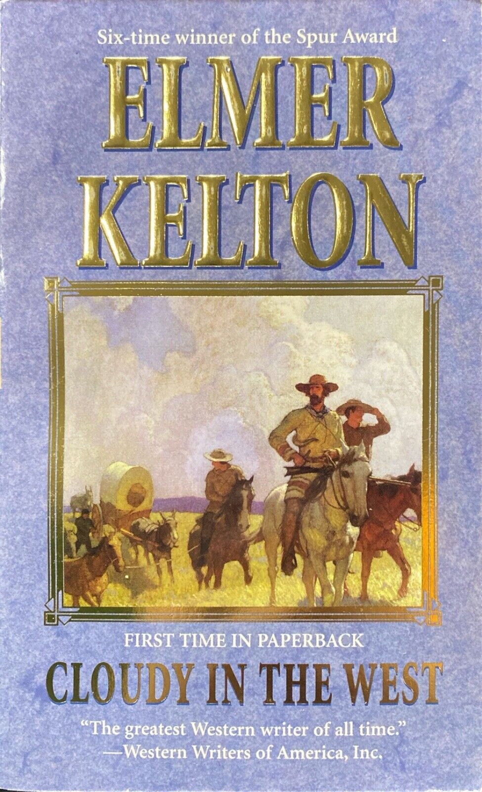 Cloudy in the West by Elmore Kelton 1999 Forge Paperback