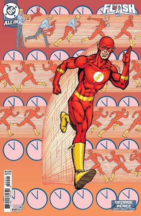 DC Comics The Flash #22 Cover D George Perez Legacy Variant Modern Age 2025